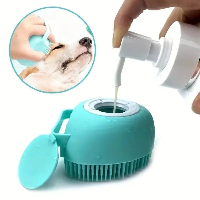 Silicone Pet Grooming Fur Brush